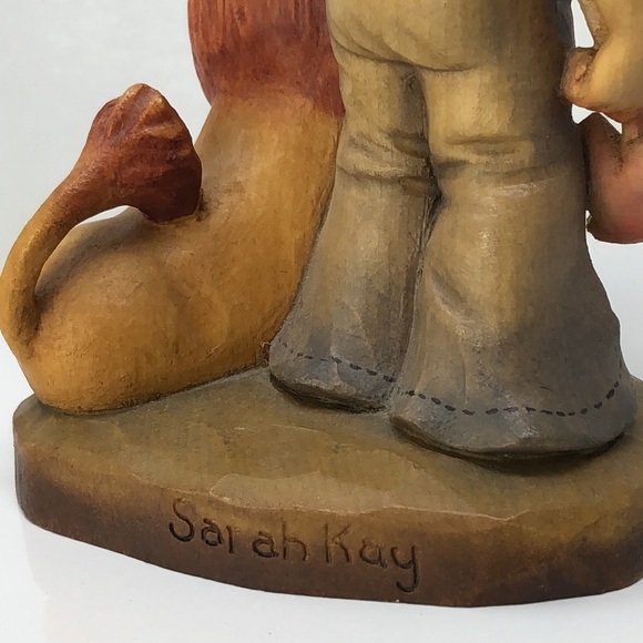 ANRI Tag Along Hand Carved Figurine Made in Italy by Sarah Kay 6.5” 209/4000 - Picture 6 of 14